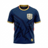 ESBOOR Men's Performance Soccer Jersey - Breathable Athletic Training Shirt - Navy/Gold/Red