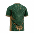 ESBOOR Men's Elite Soccer Jersey - V-Neck Performance Training Shirt - Forest Green/Gold