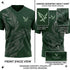 Esboor "Tonal Geometry" Forest Green Performance V-Neck