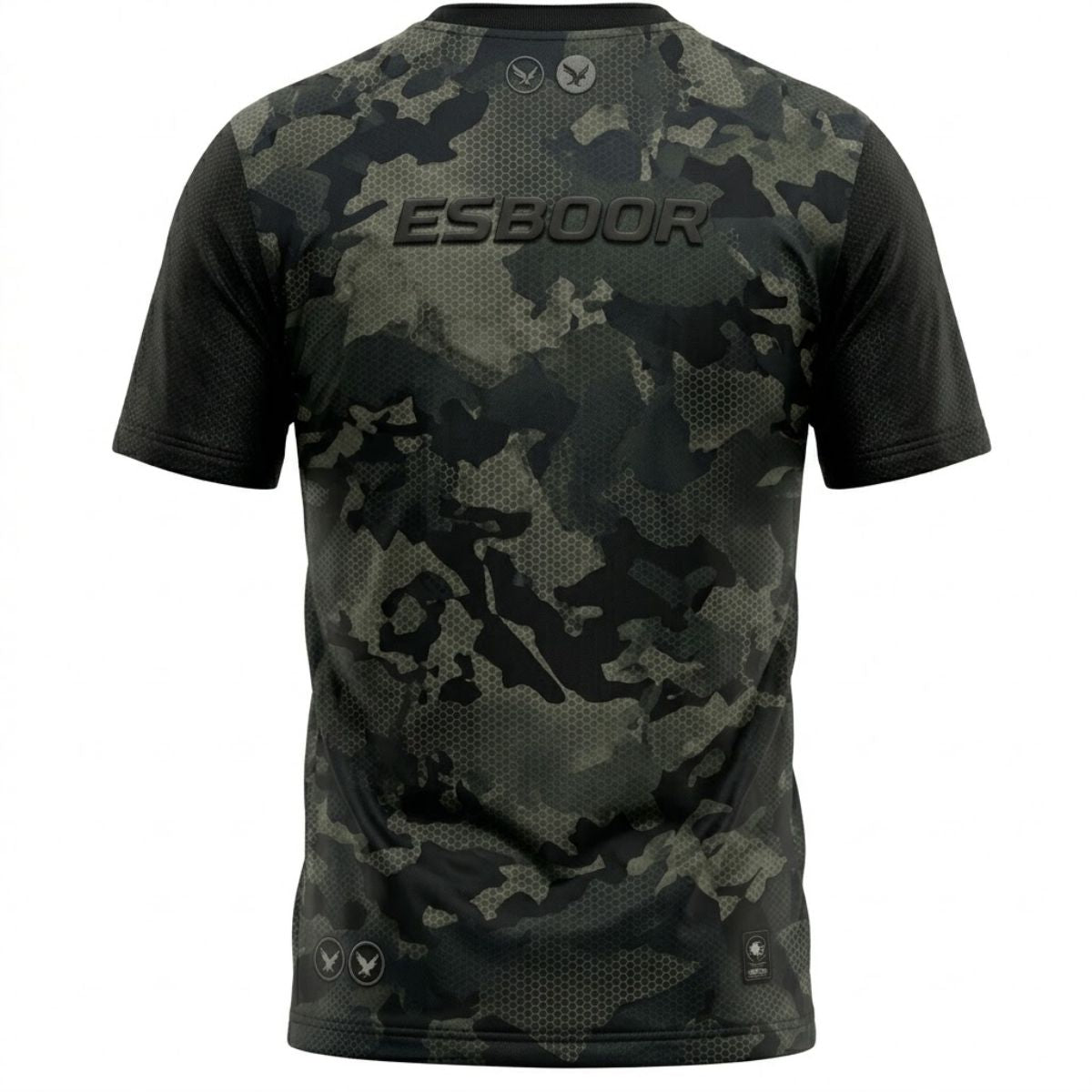 Esboor "Tactical Performance Gear" Men's Camo Crewneck T-Shirt