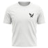 Esboor Men's Eagle Mesh Performance T-Shirt – Breathable White Athletic Training Top