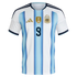 Argentina adidas Home Shirt 2026 with J. Alvarez  9 printing