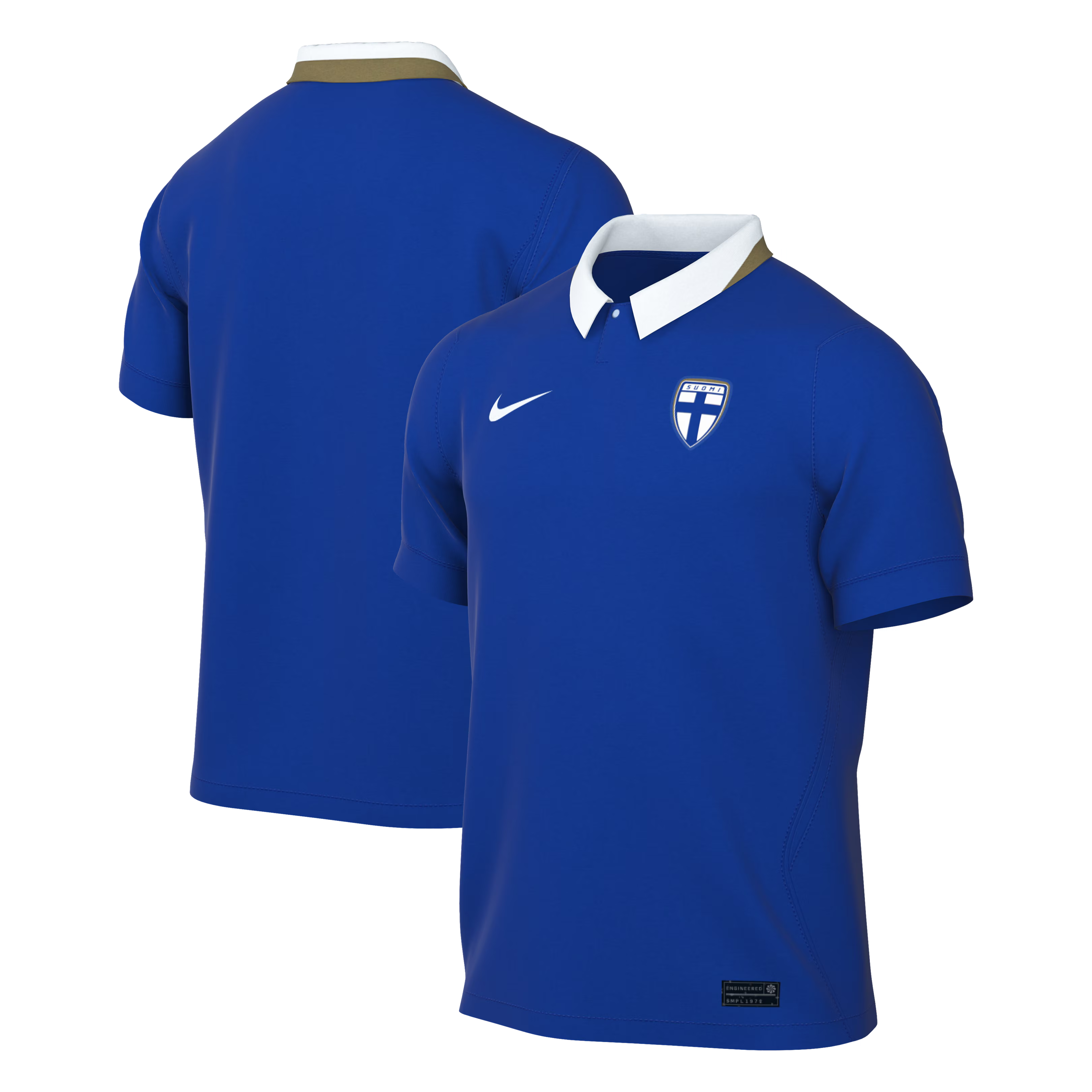 Finland National Team Nike 2026 Away Stadium Jersey - Blue
