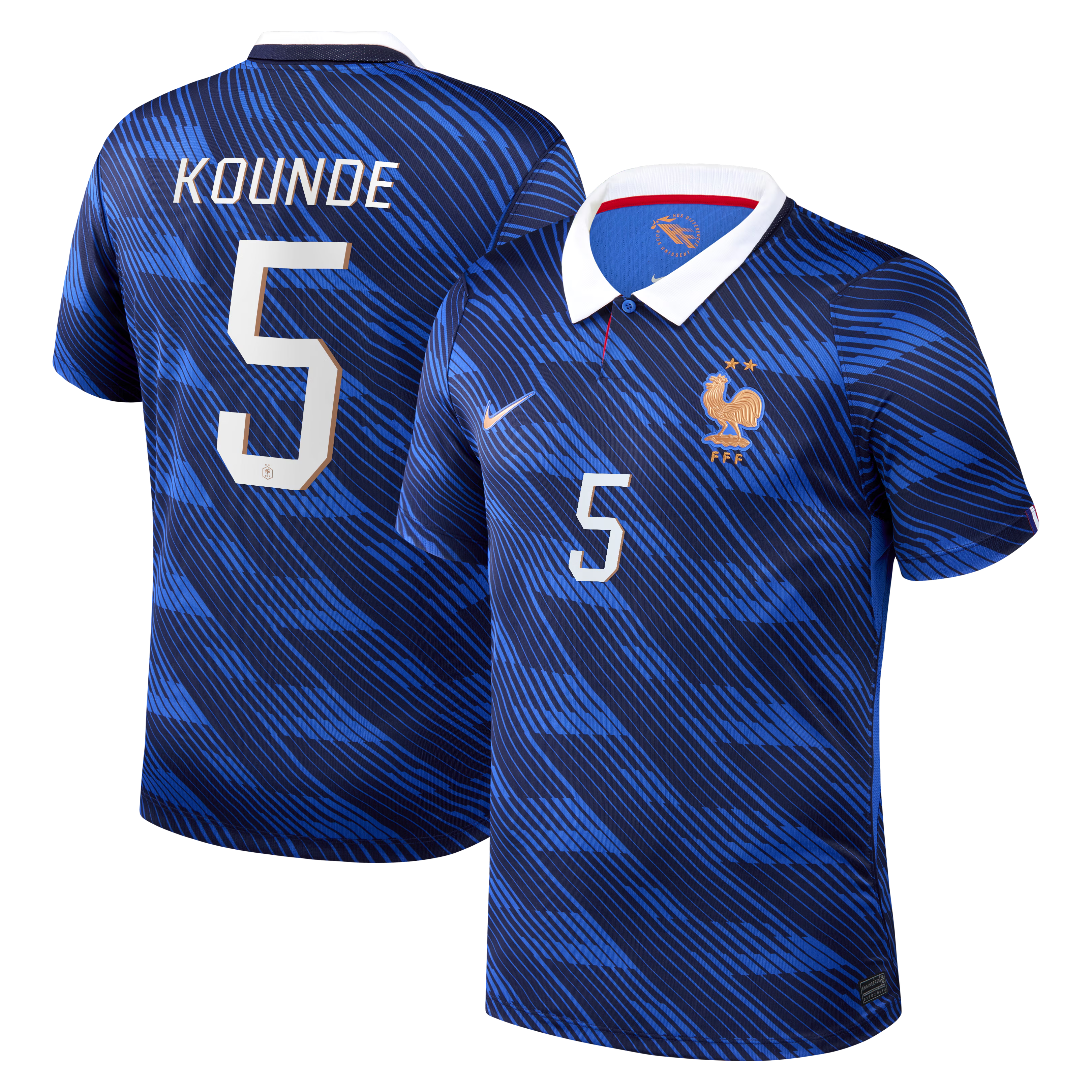 Jules Koundé France National Team Nike 2026 Home Stadium Jersey - Blue