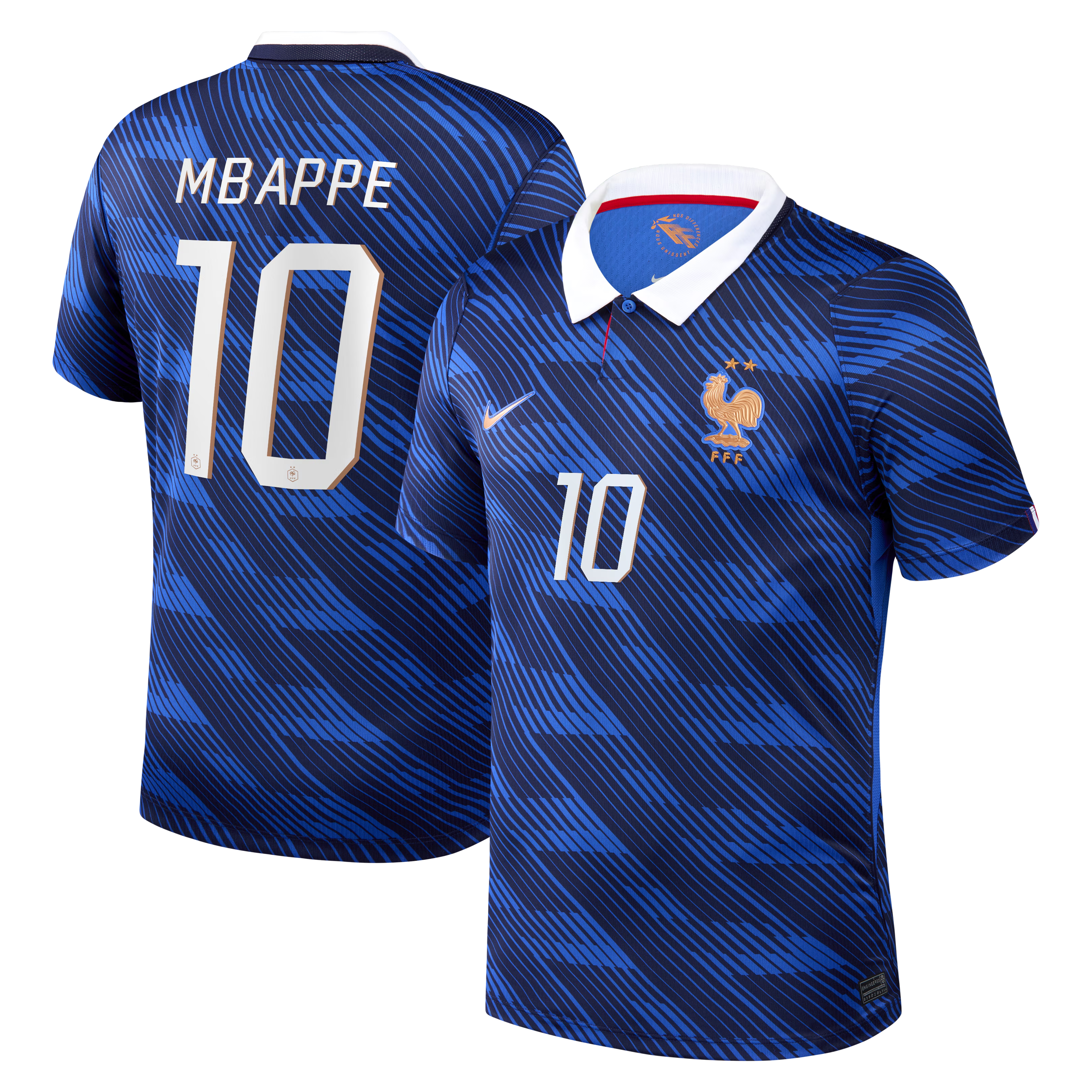 Kylian Mbappé France National Team Nike 2026 Home Stadium Jersey - Blue