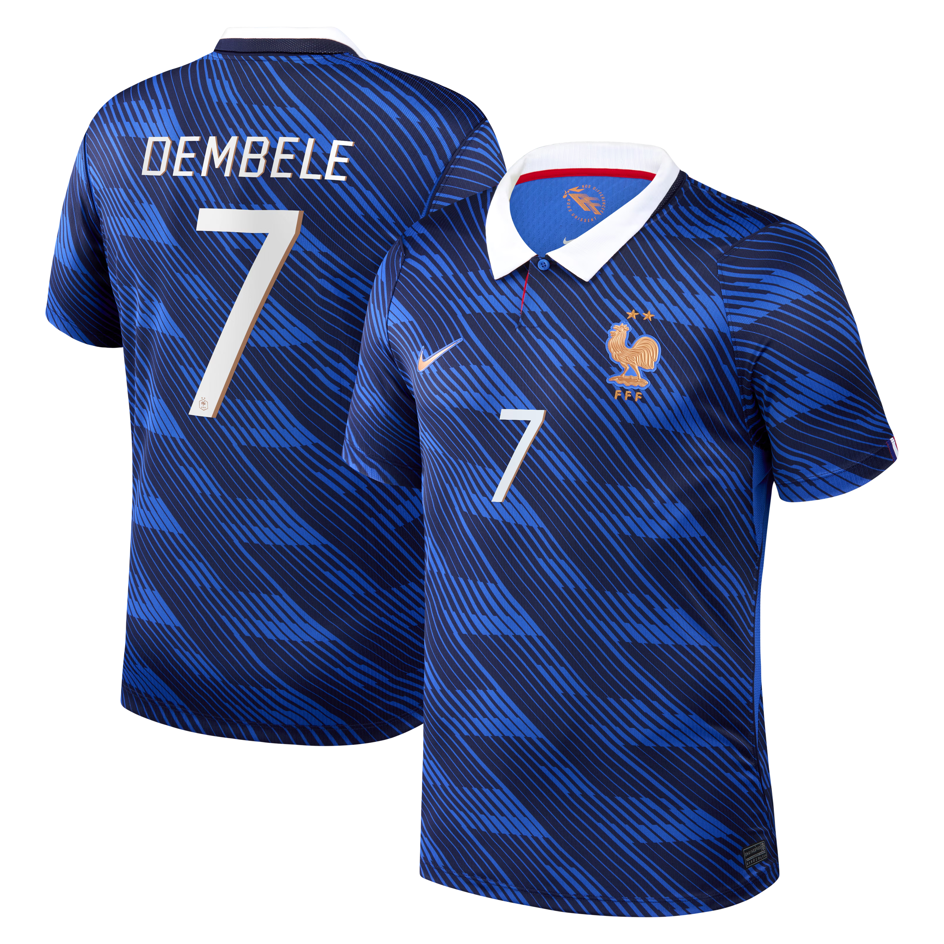 Ousmane Dembélé France National Team Nike 2026 Home Stadium Jersey - Blue