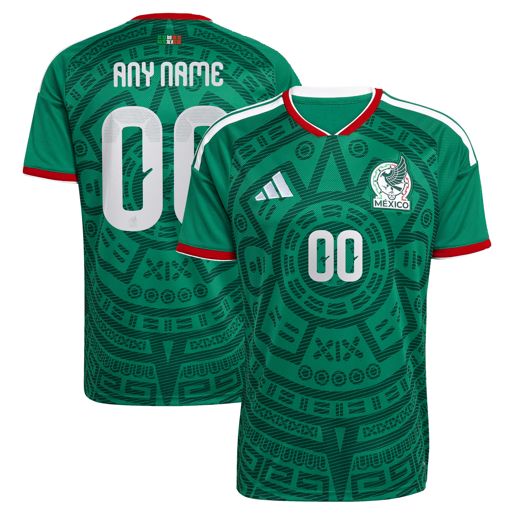 Mexico National Team adidas 2026 Home Custom Jersey - Green