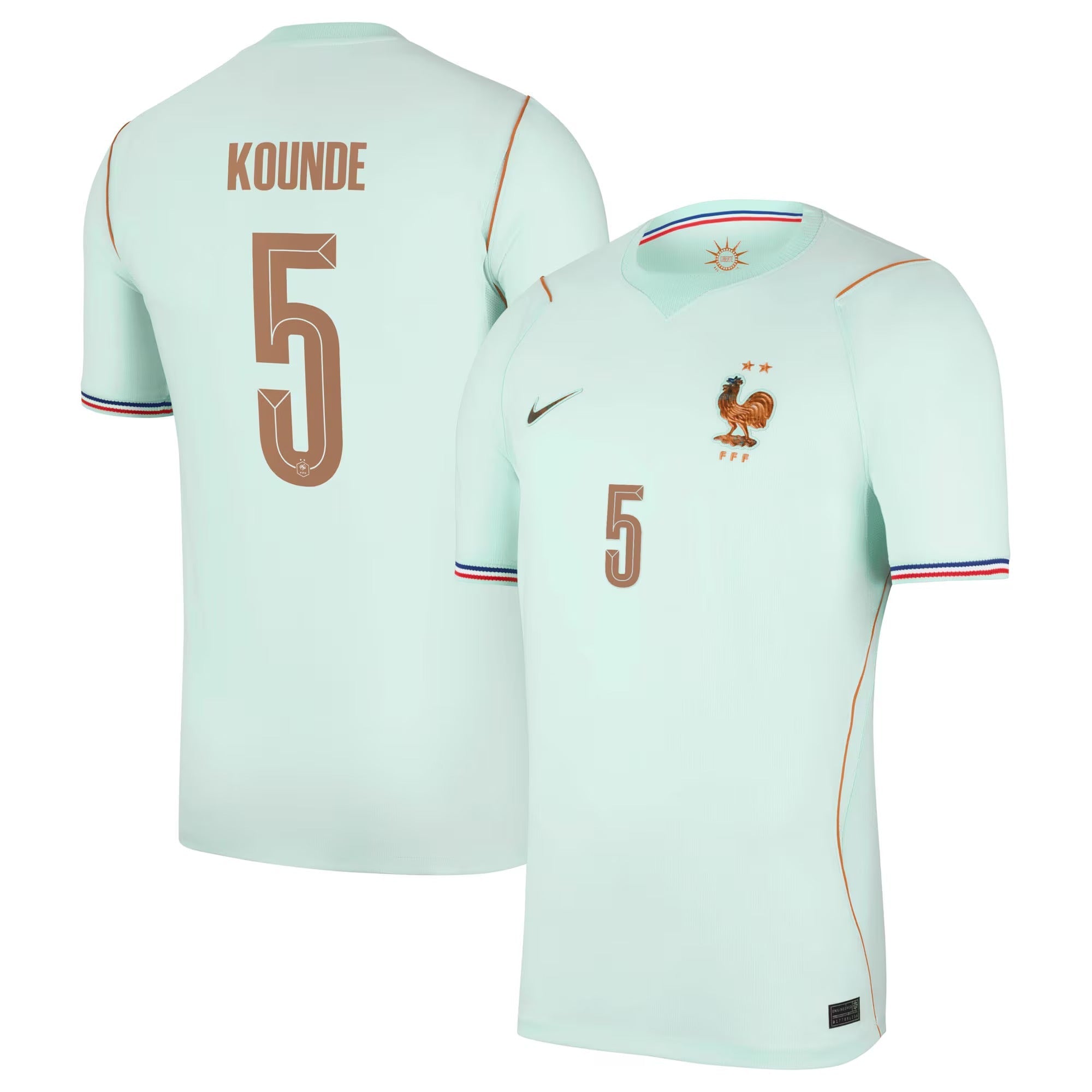 Jules Koundé France National Team Nike 2026 Away Stadium  Jersey - Green