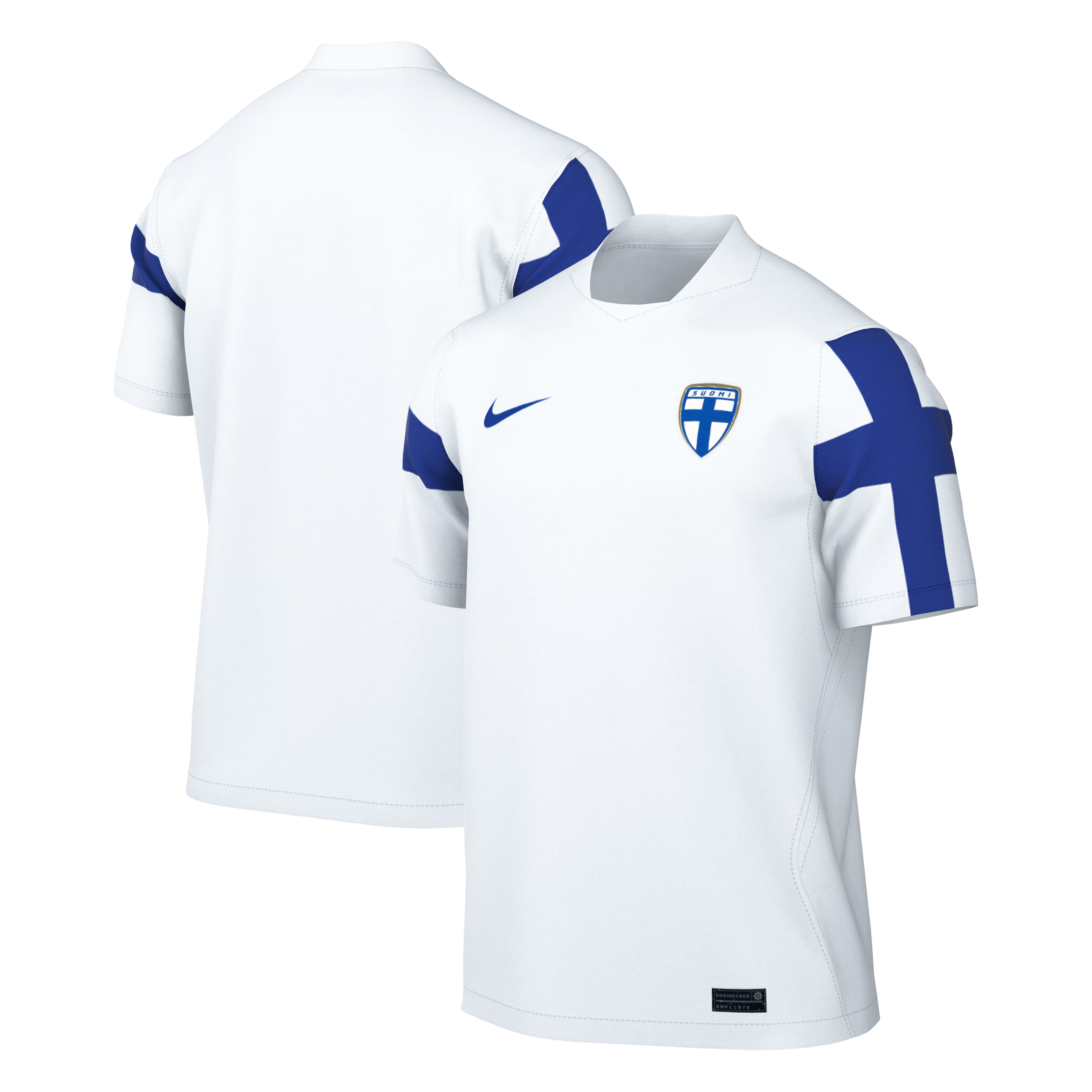 Finland National Team Nike 2026 Home Stadium Jersey - White