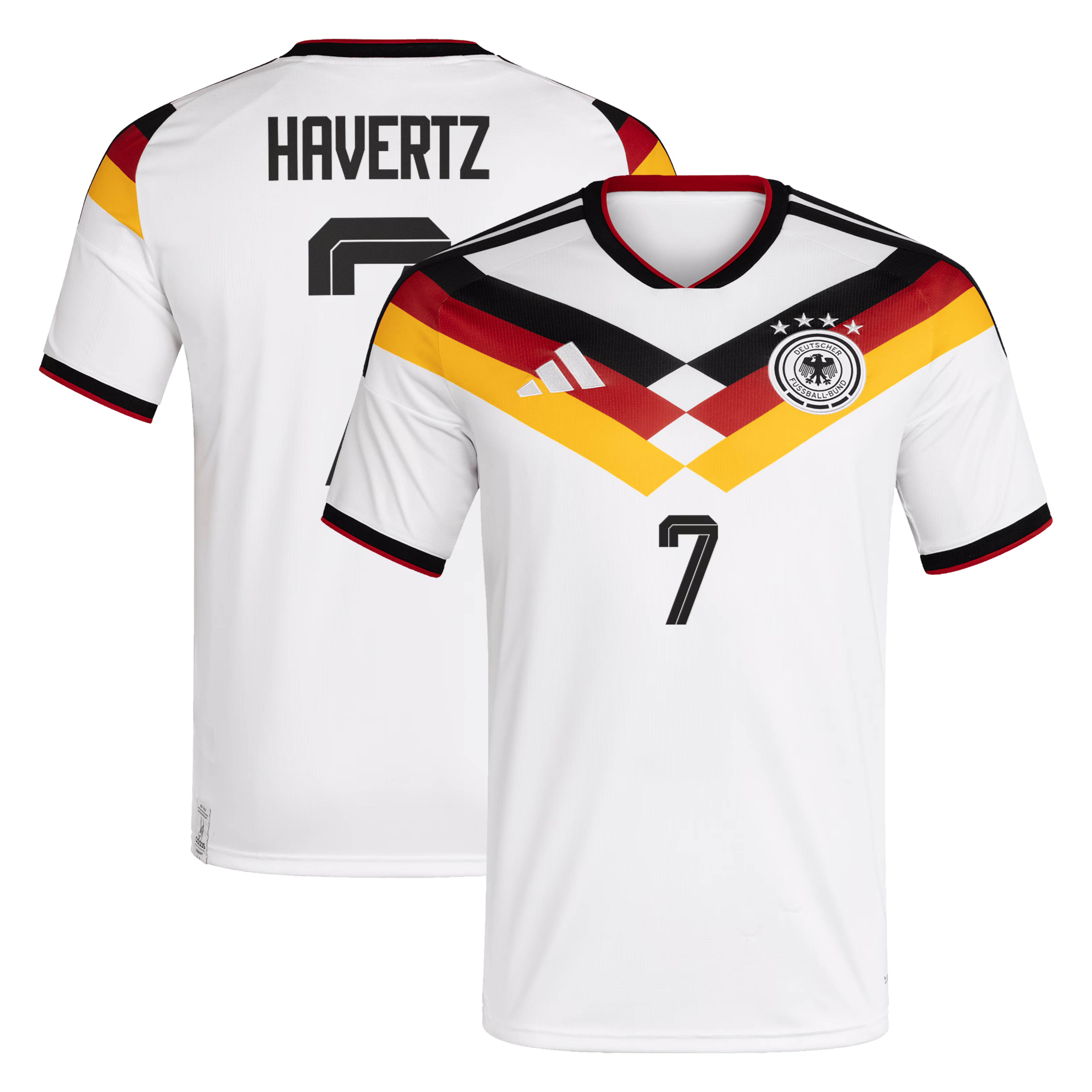 Kai Havertz Germany National Team adidas 2026 Home Jersey - White