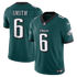 DeVonta Smith Philadelphia Eagles Nike Team Vapor F.U.S.E. Stitched Limited Jersey - Midnight Green