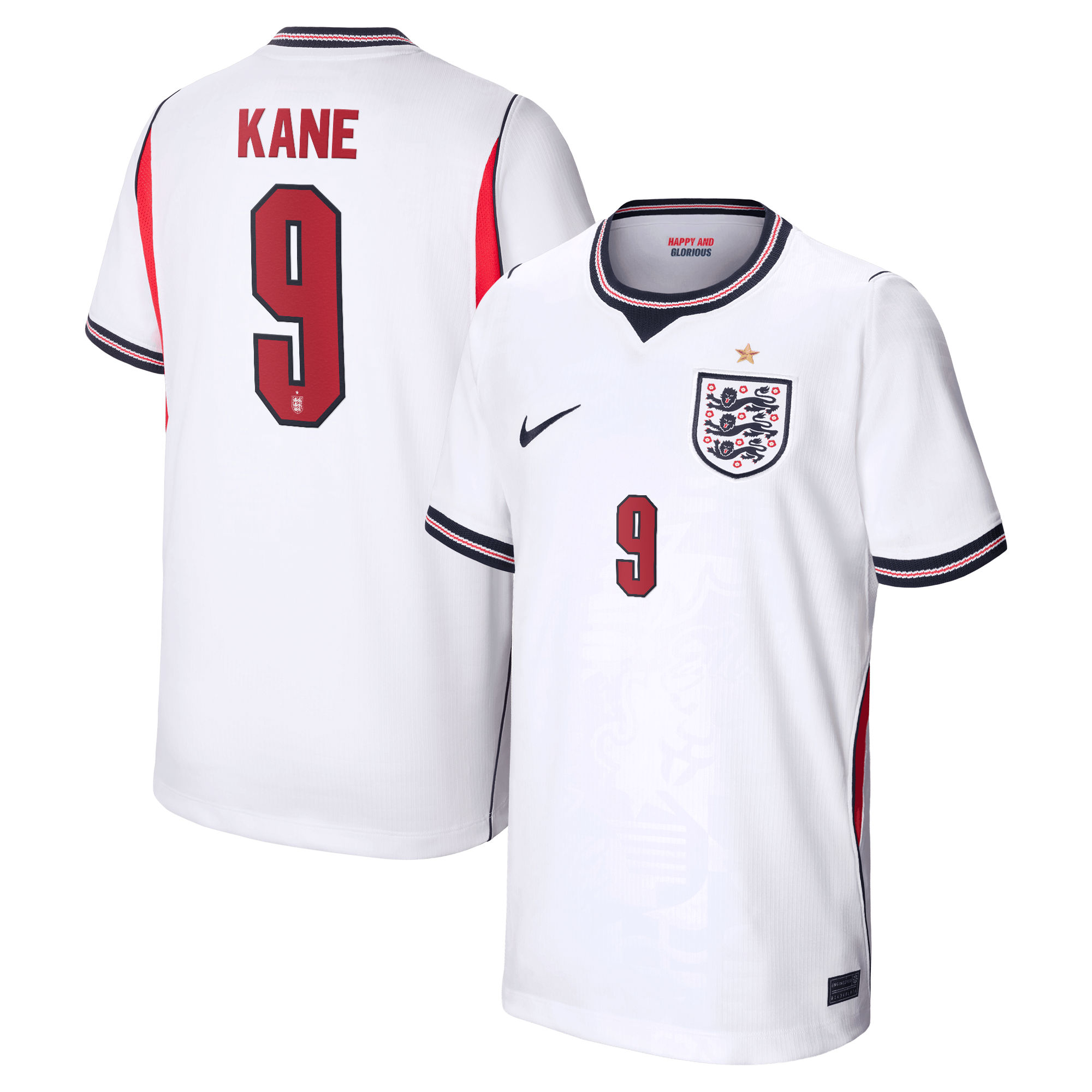 Harry Kane England National Team Nike Youth 2026 Home Stadium Jersey - White