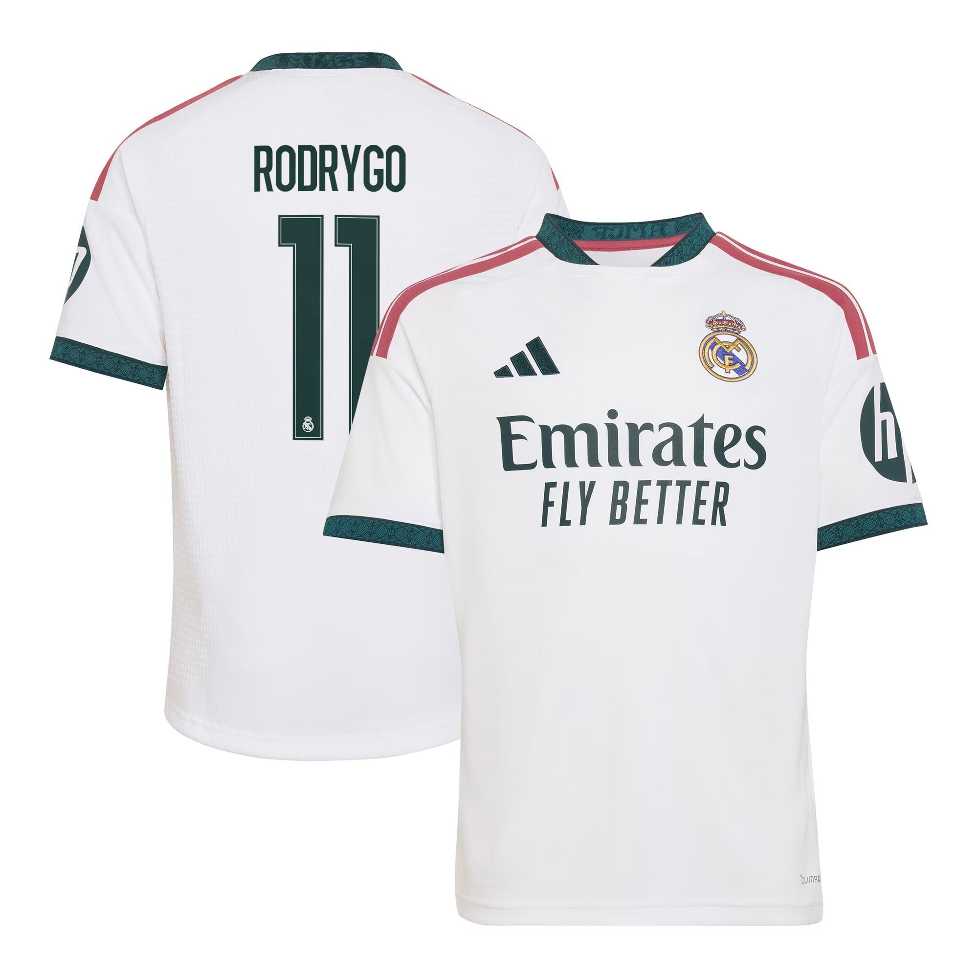 Rodrygo Real Madrid adidas Youth 2026/27 Home Jersey - White