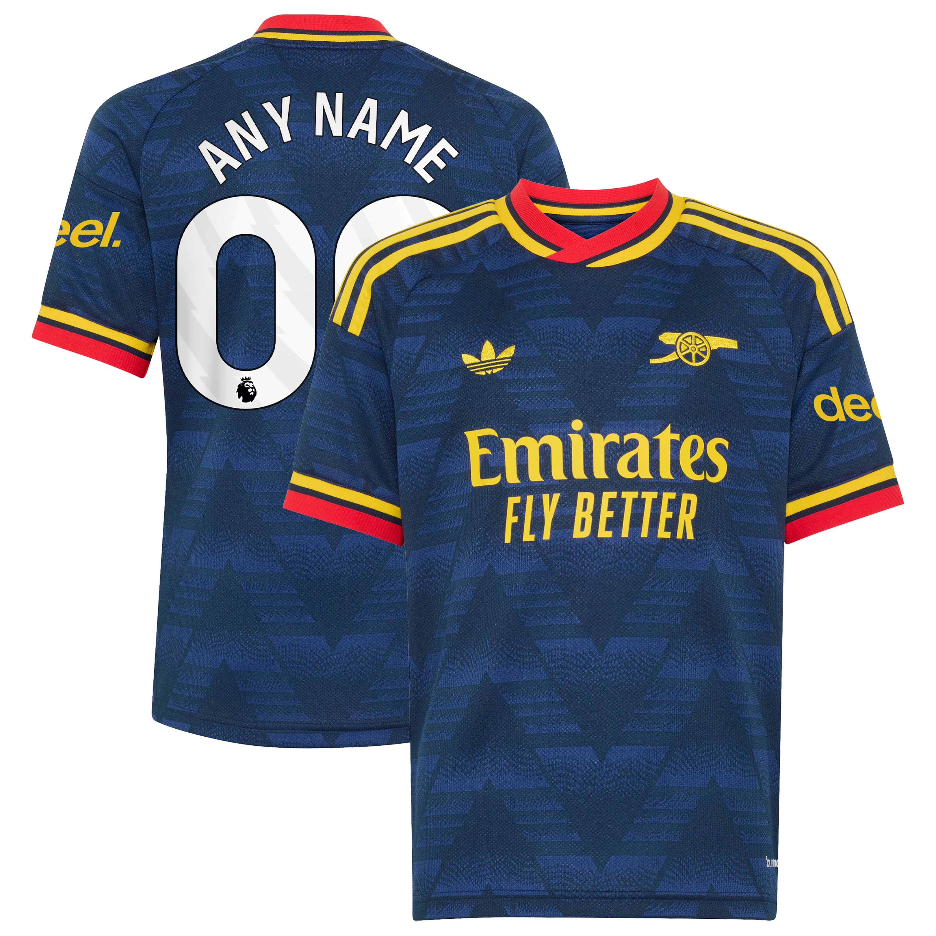Arsenal adidas 2026/27 Away Custom Jersey - Navy