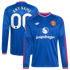 Manchester United adidas 2026/27 Away On-Field Custom Long Sleeve Jersey - Royal