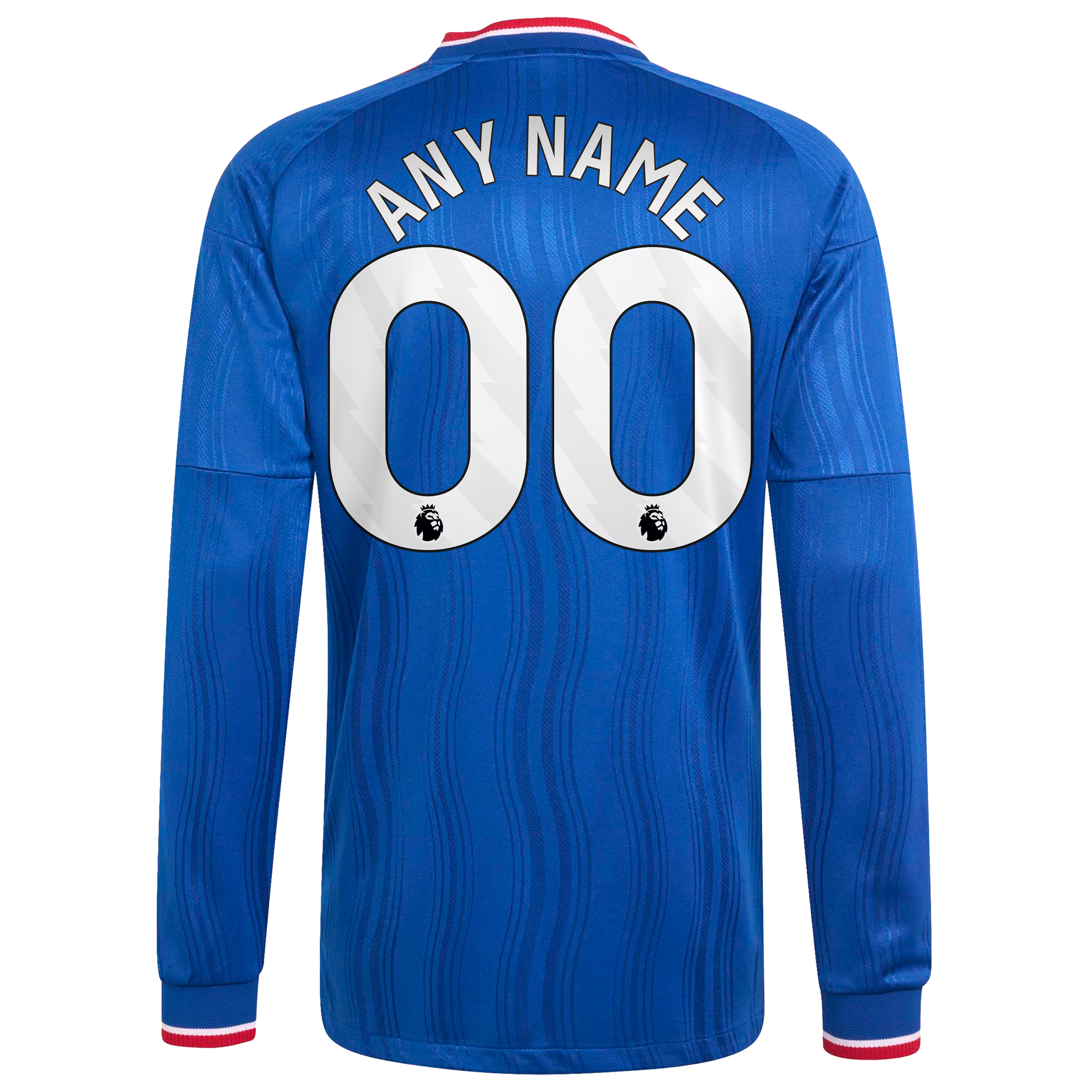 Manchester United adidas 2026/27 Away On-Field Custom Long Sleeve Jersey - Royal