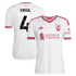 Virgil van Dijk Liverpool adidas 2026/27 Away Jersey - White