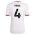 Virgil van Dijk Liverpool adidas 2026/27 Away Jersey - White