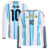 Argentina adidas Home Shirt 2026 - Long sleeve with Messi 10 printing