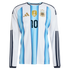 Argentina adidas Home Shirt 2026 - Long sleeve with Messi 10 printing