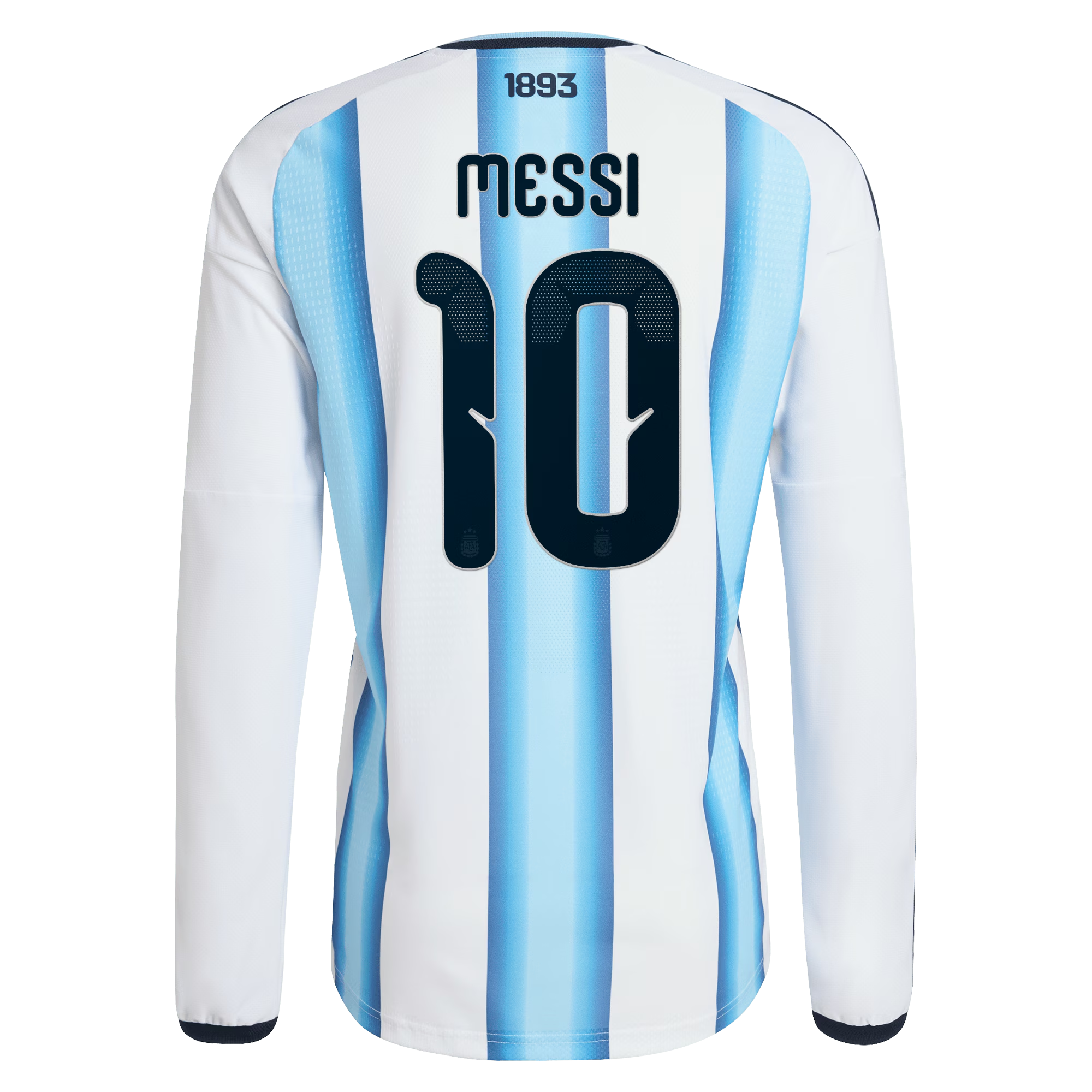Argentina adidas Home Shirt 2026 - Long sleeve with Messi 10 printing