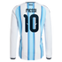 Argentina adidas Home Shirt 2026 - Long sleeve with Messi 10 printing