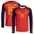Lamine Yamal Spain National Team adidas 2026 Home Long Sleeve Jersey - Red
