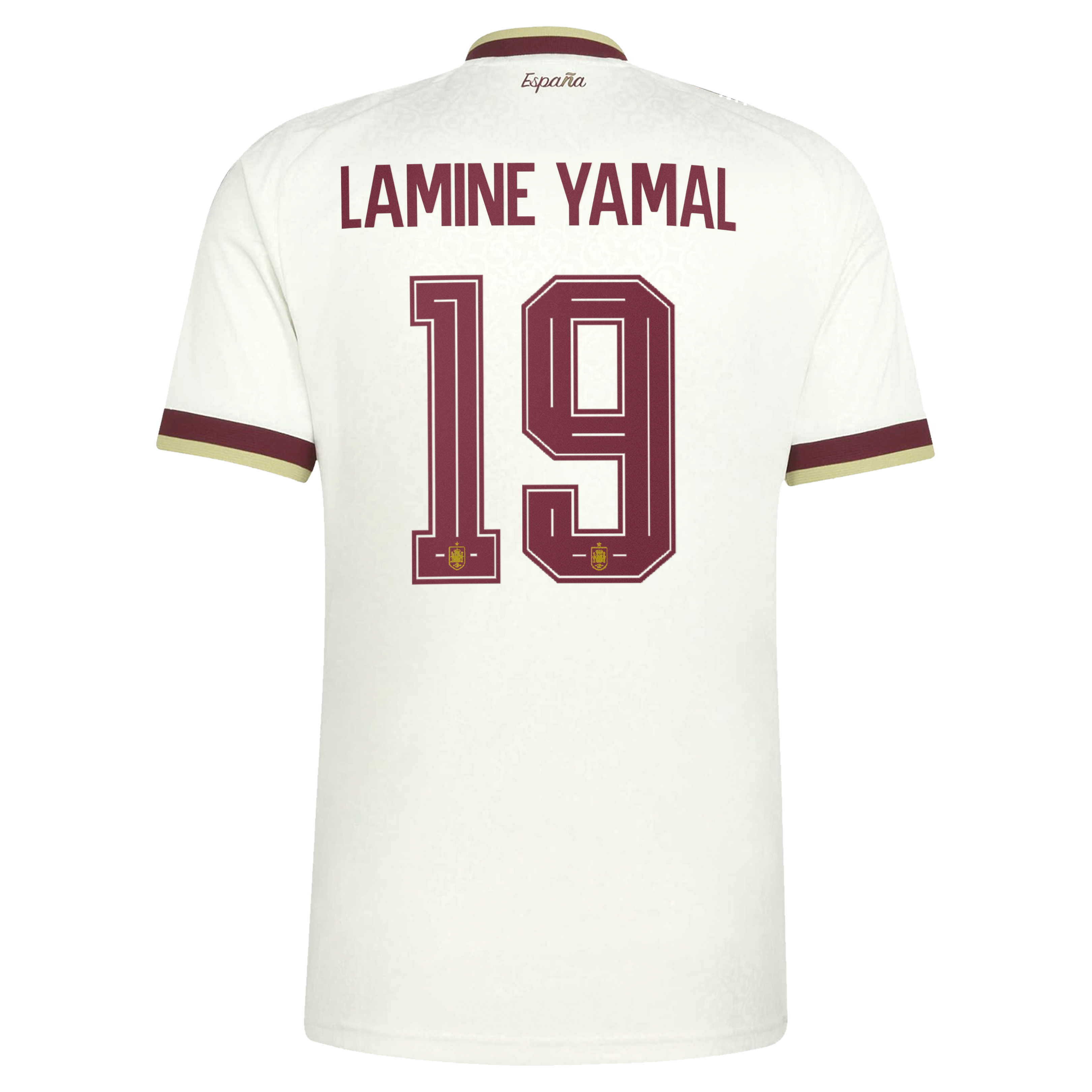 Lamine Yamal Spain National Team adidas 2026 Away Jersey - White