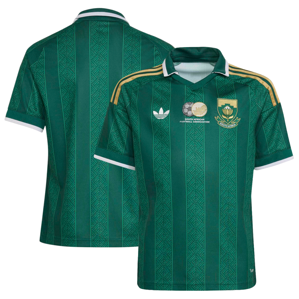 South Africa National Team adidas Youth 2026 Away Jersey - Green