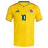 James Rodriguez Colombia National Team adidas 2026 Home Jersey - Yellow