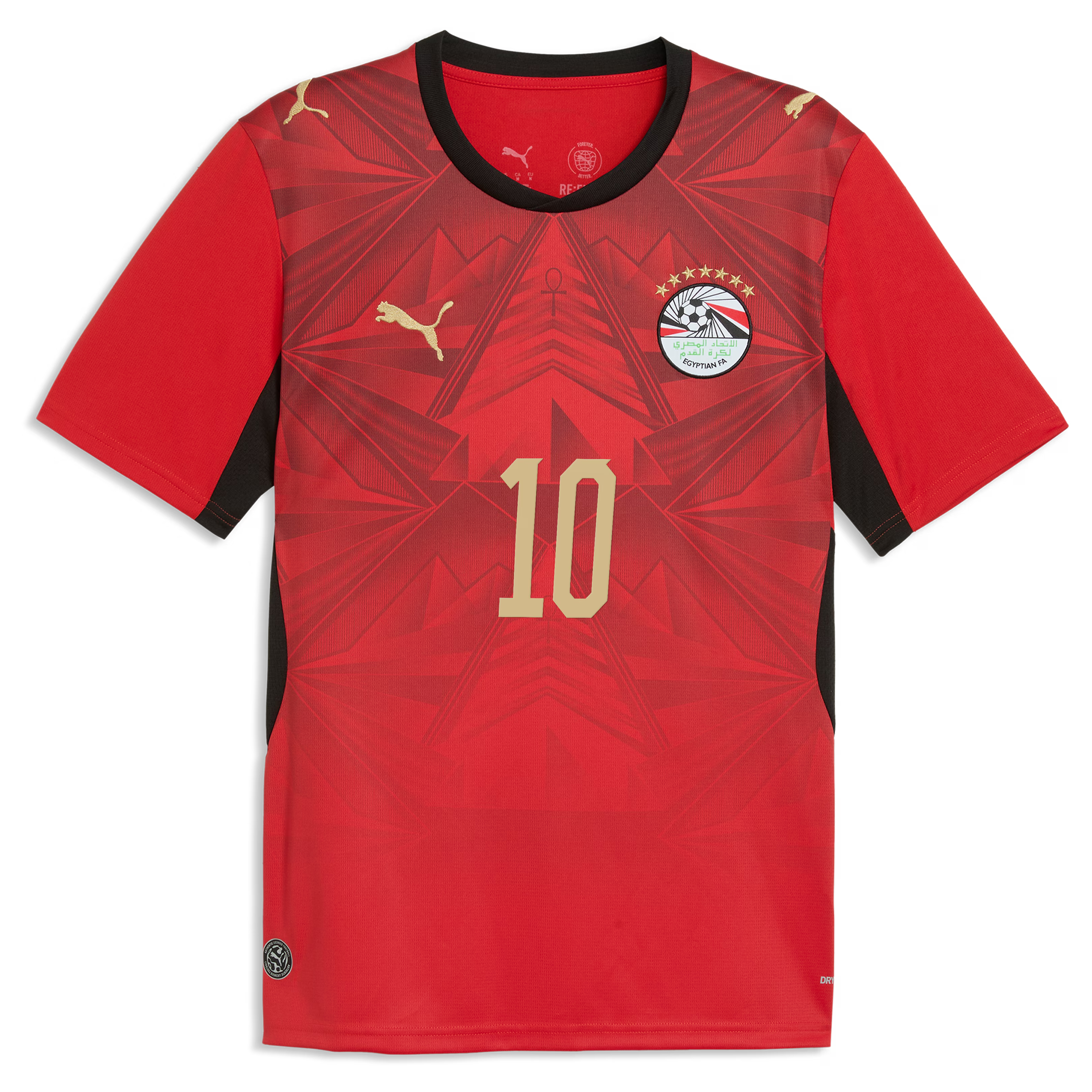 Mohamed Salah Egypt National Team Puma 2026 Home Jersey - Red