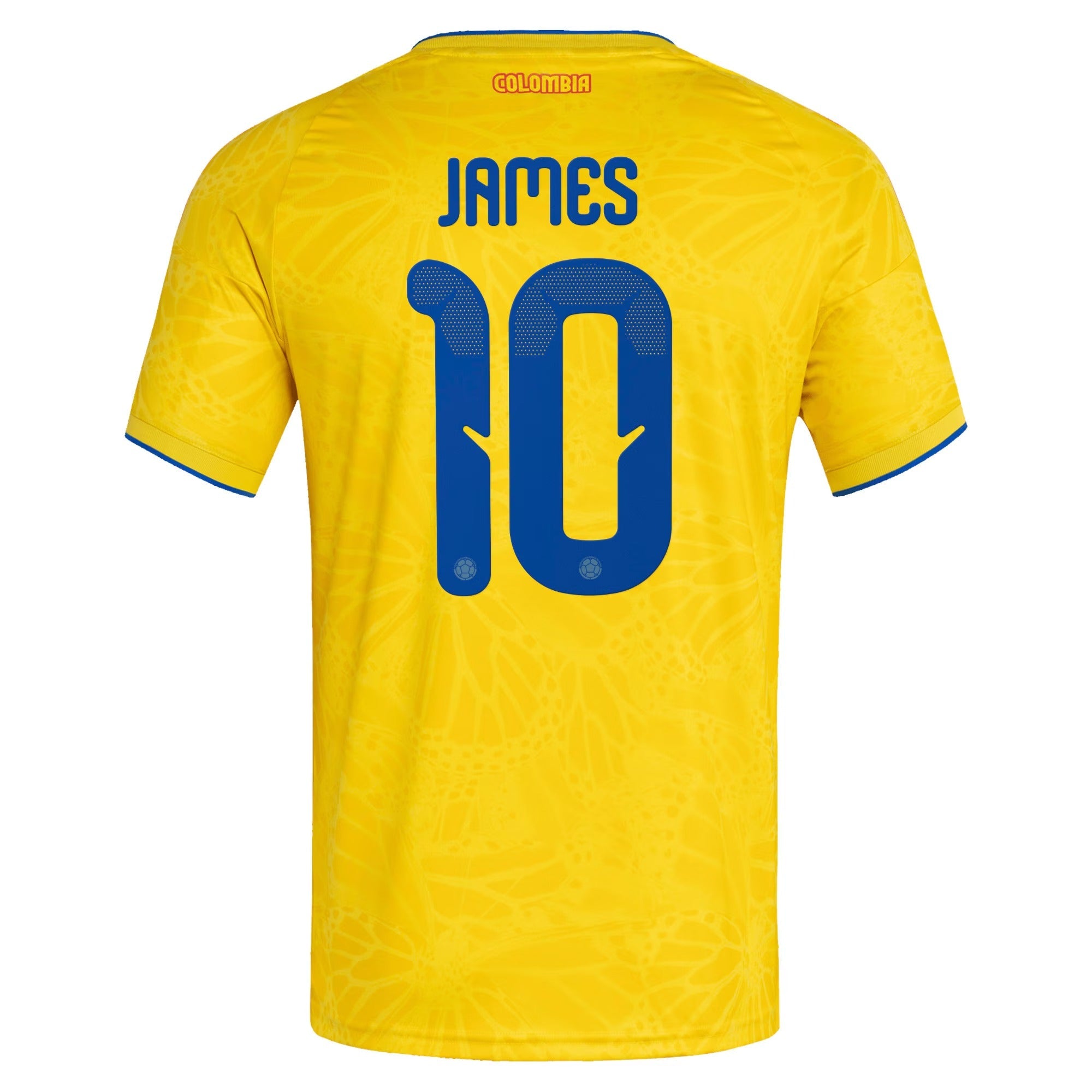 James Rodriguez Colombia National Team adidas 2026 Home Jersey - Yellow