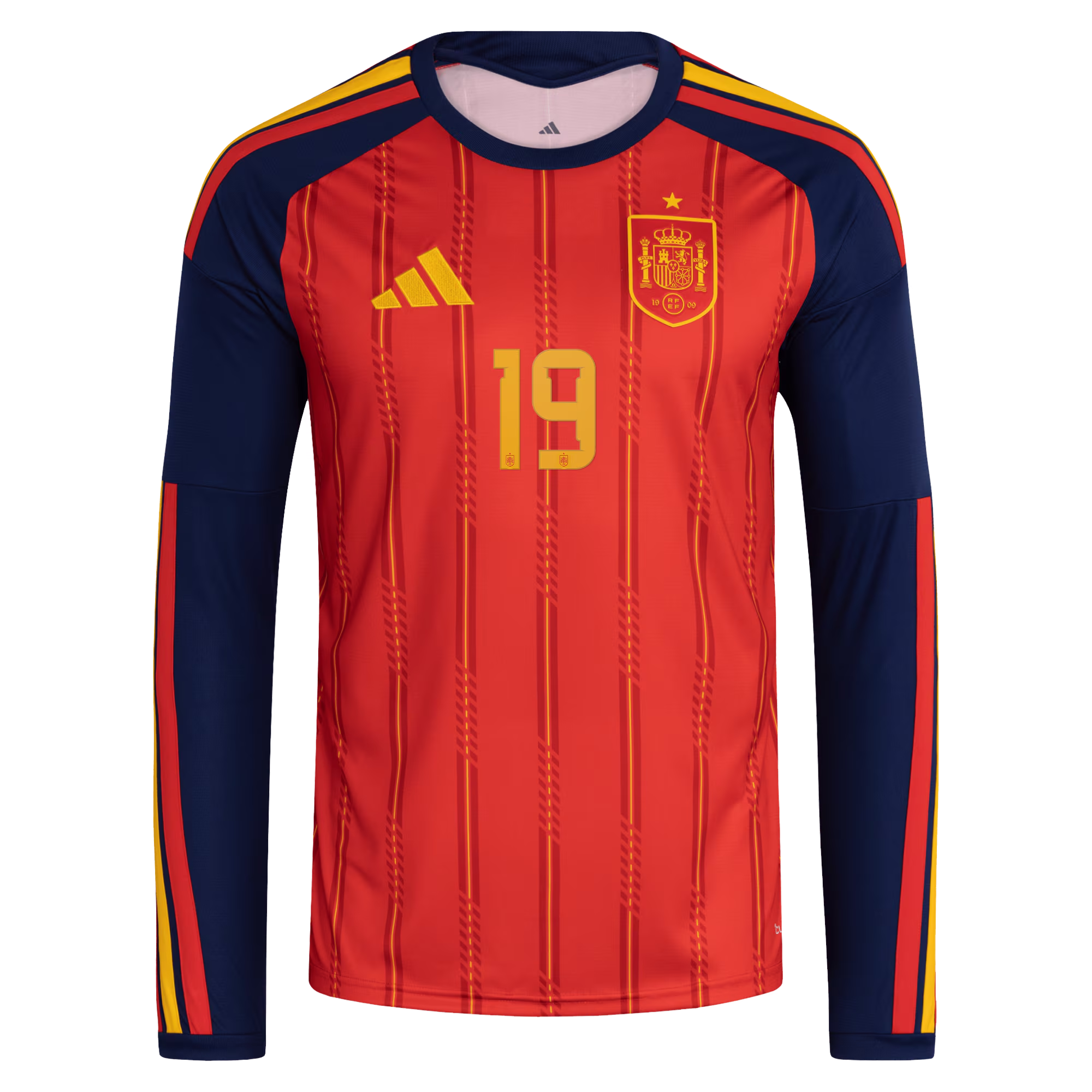 Lamine Yamal Spain National Team adidas 2026 Home Long Sleeve Jersey - Red