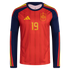 Lamine Yamal Spain National Team adidas 2026 Home Long Sleeve Jersey - Red