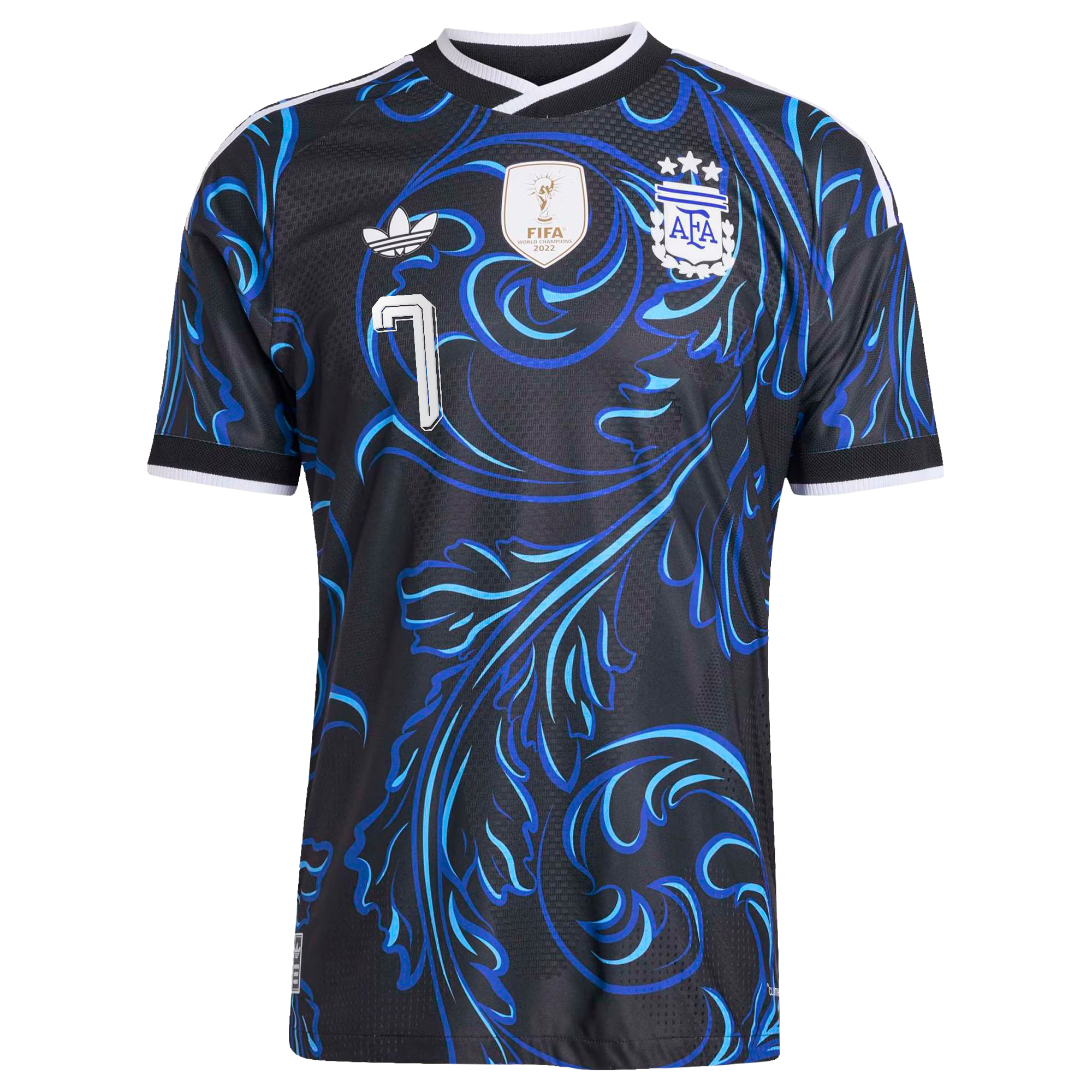 Rodrigo De Paul Argentina National Team adidas 2026 Away On-Field Jersey - Black