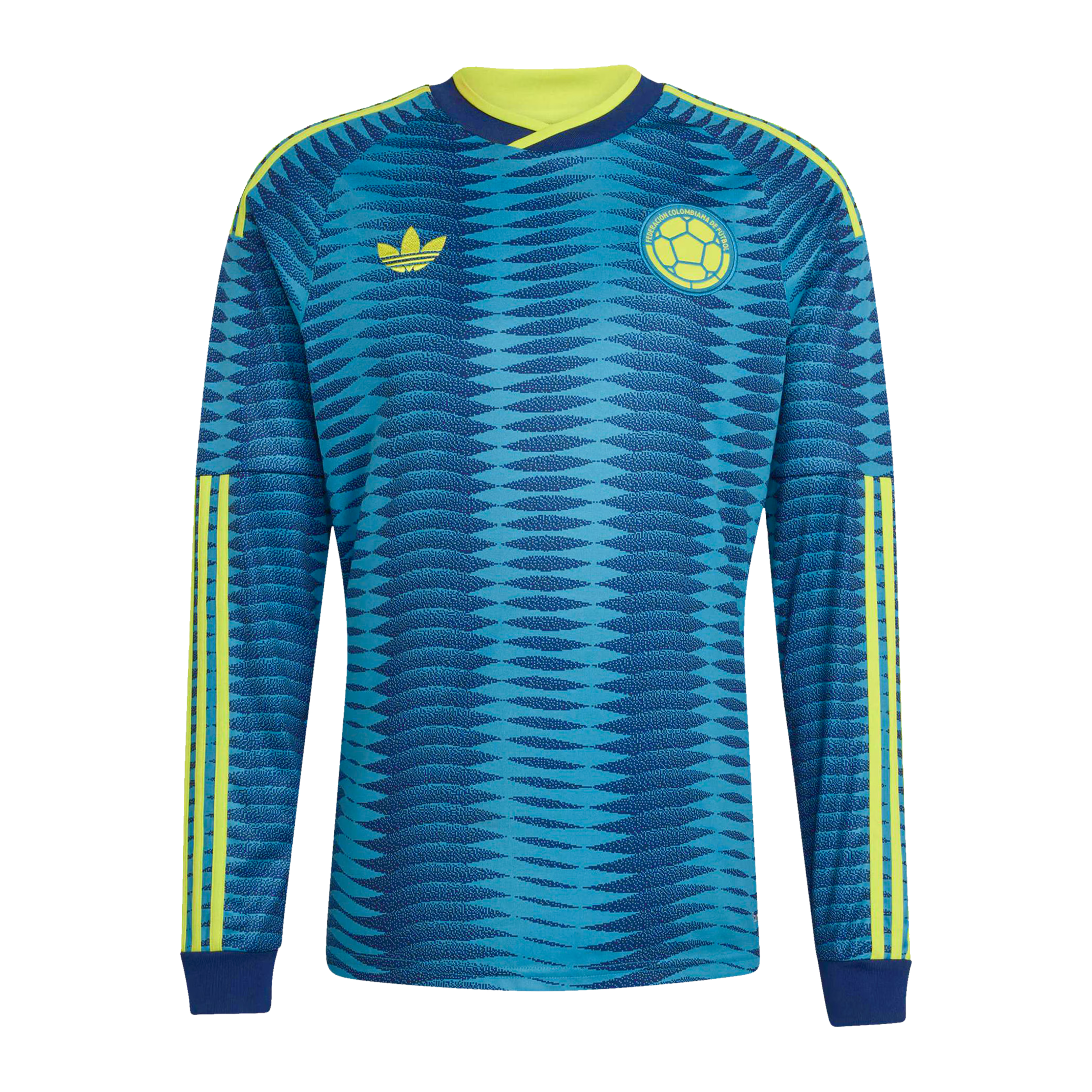 Colombia National Team adidas 2026 Away Long Sleeve Jersey - Turquoise
