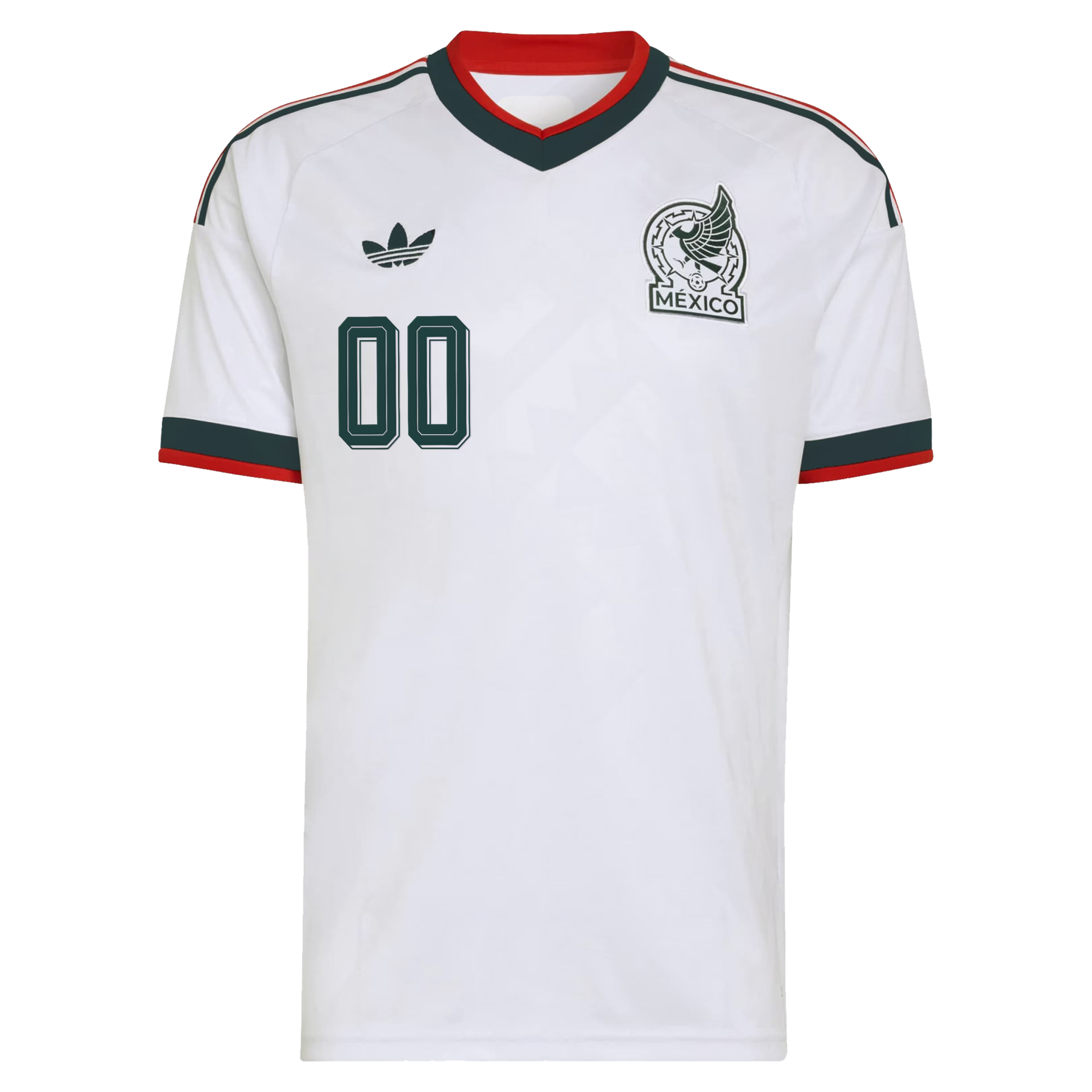 Mexico National Team adidas 2026 Away Custom Jersey - White