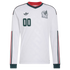 Mexico National Team adidas 2026 Away Long Sleeve Custom Jersey - White