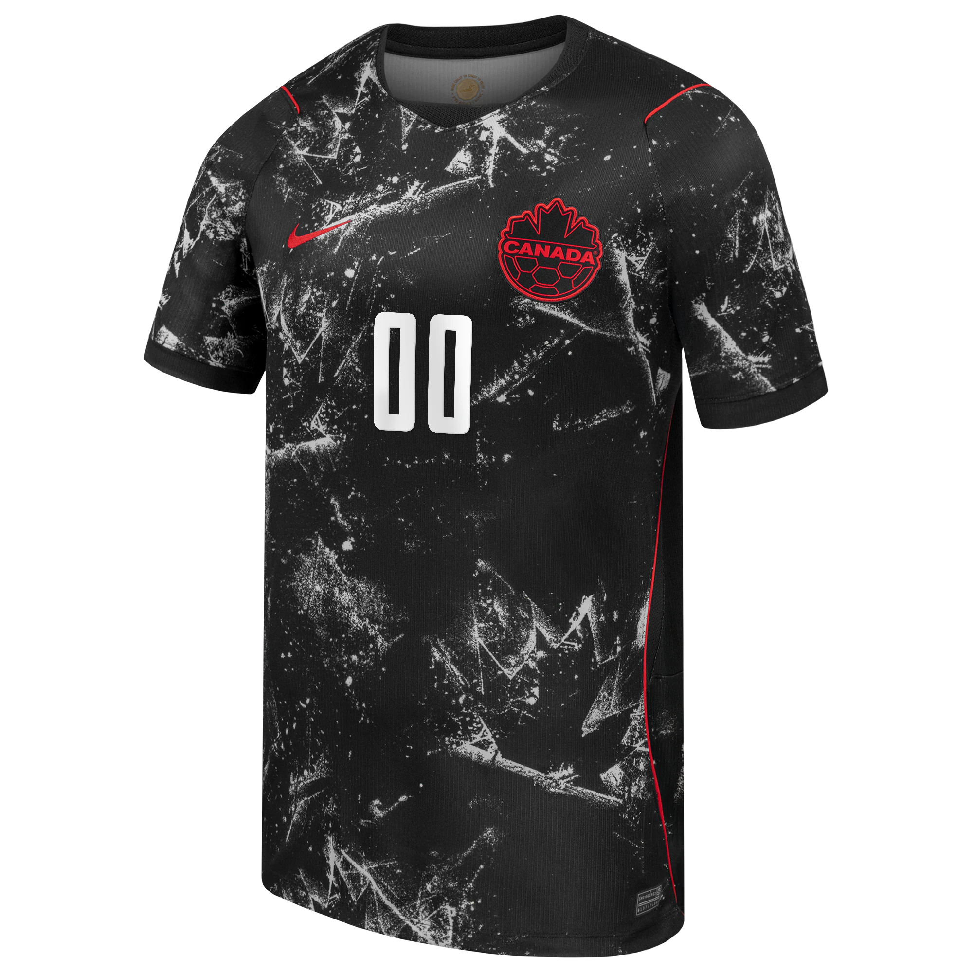 Canada Soccer Nike 2026 Away Stadium Custom Jersey - Black