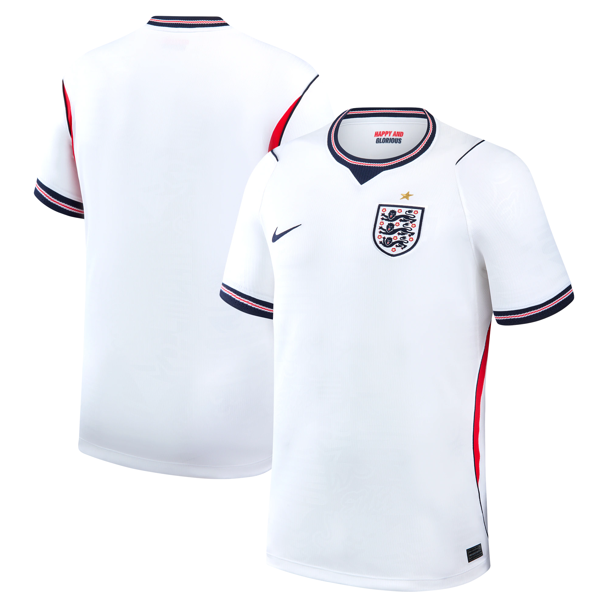 England National Team Nike 2026 Home Stadium Jersey - White