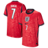 Bukayo Saka England National Team Nike Youth 2026 Away Stadium Jersey - Red