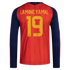 Lamine Yamal Spain National Team adidas 2026 Home Long Sleeve Jersey - Red