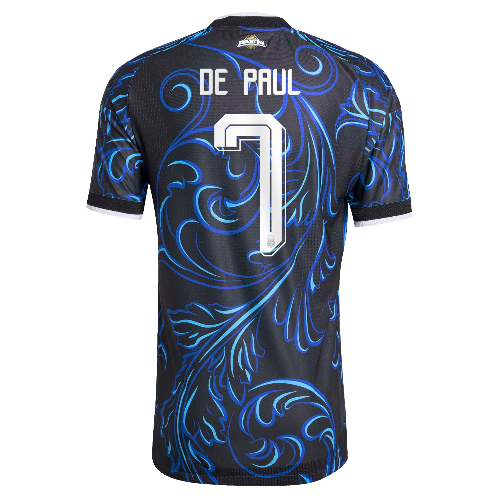 Rodrigo De Paul Argentina National Team adidas 2026 Away On-Field Jersey - Black