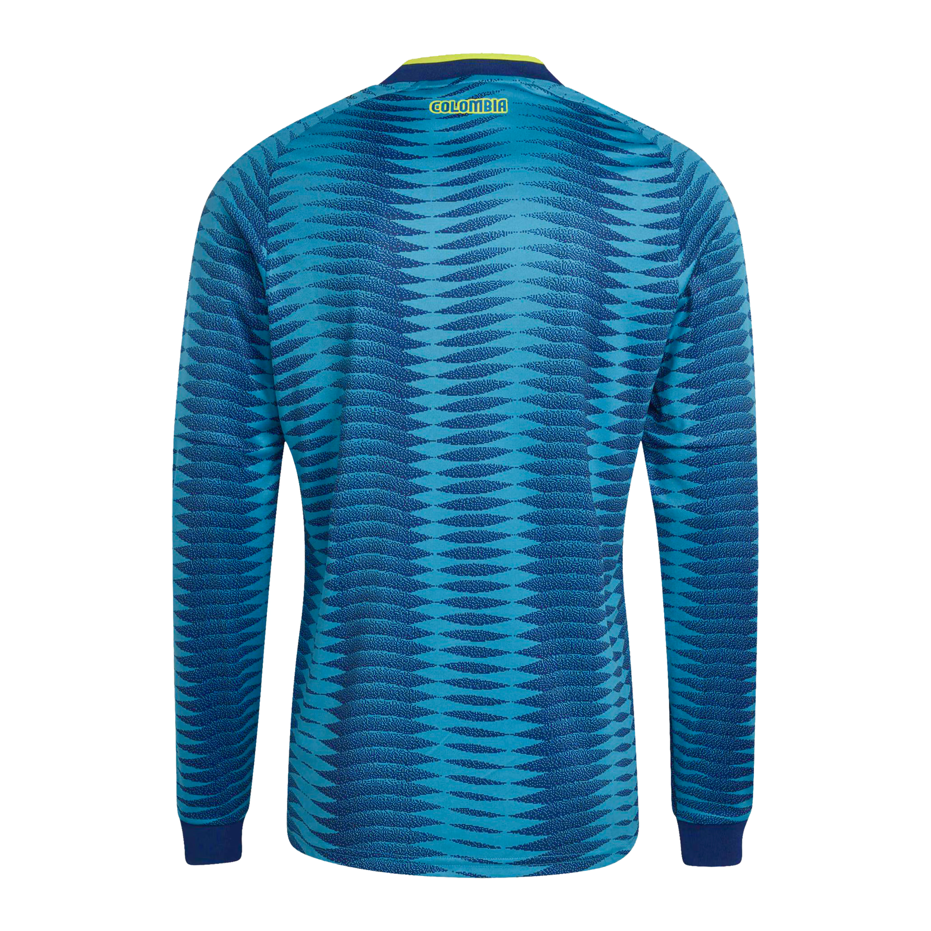 Colombia National Team adidas 2026 Away Long Sleeve Jersey - Turquoise