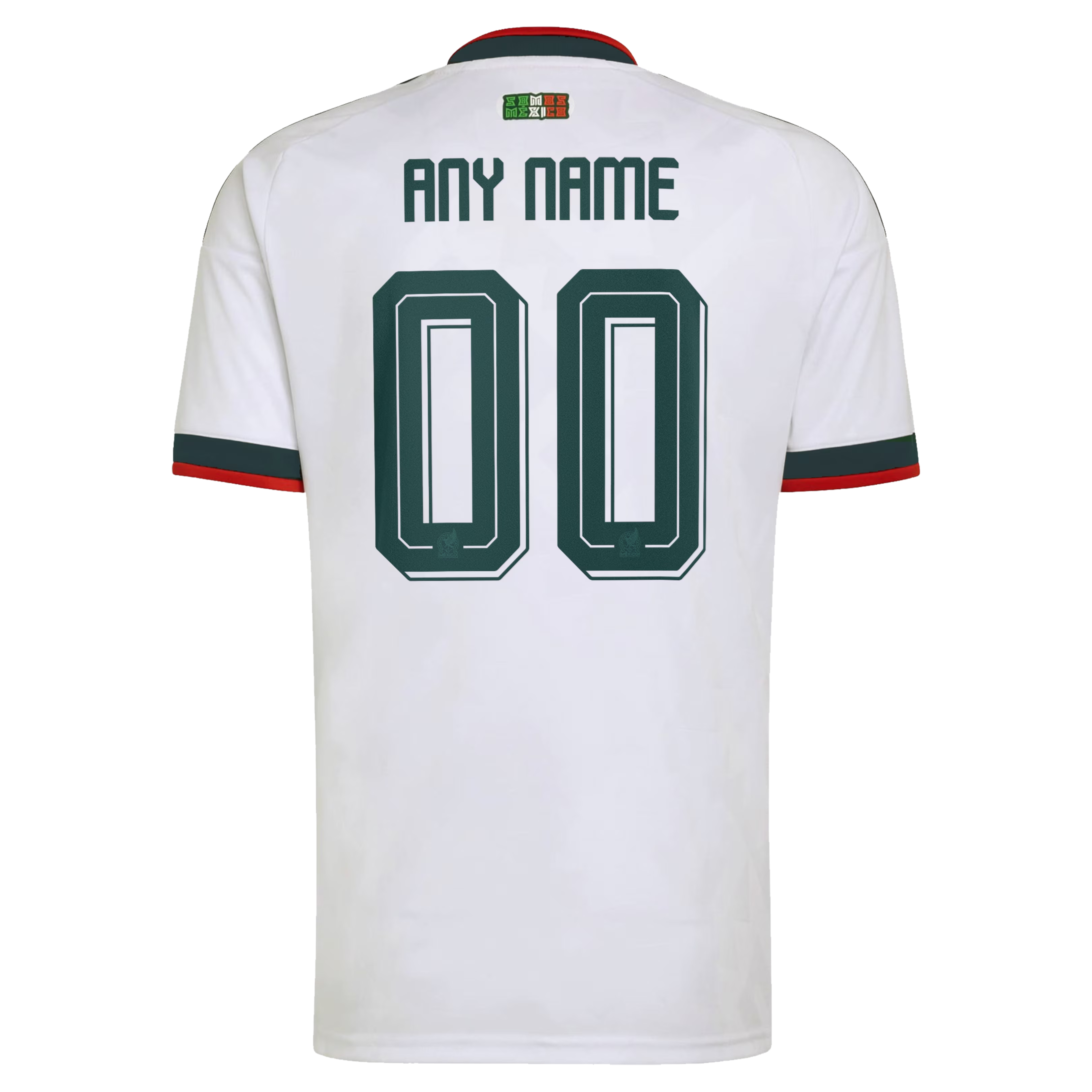 Mexico National Team adidas 2026 Away Custom Jersey - White