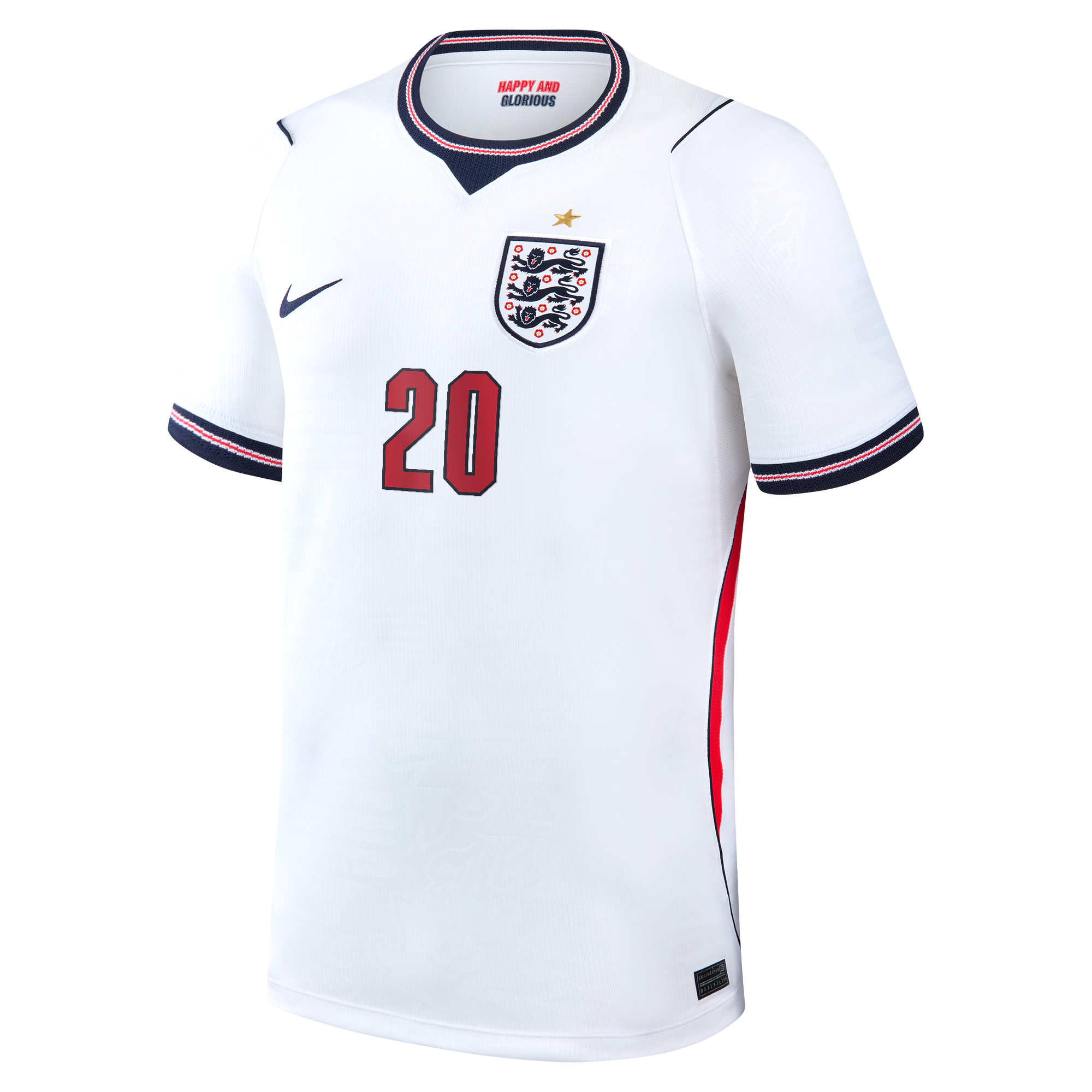 Cole Palmer England National Team Nike 2026 Home Stadium Jersey - White