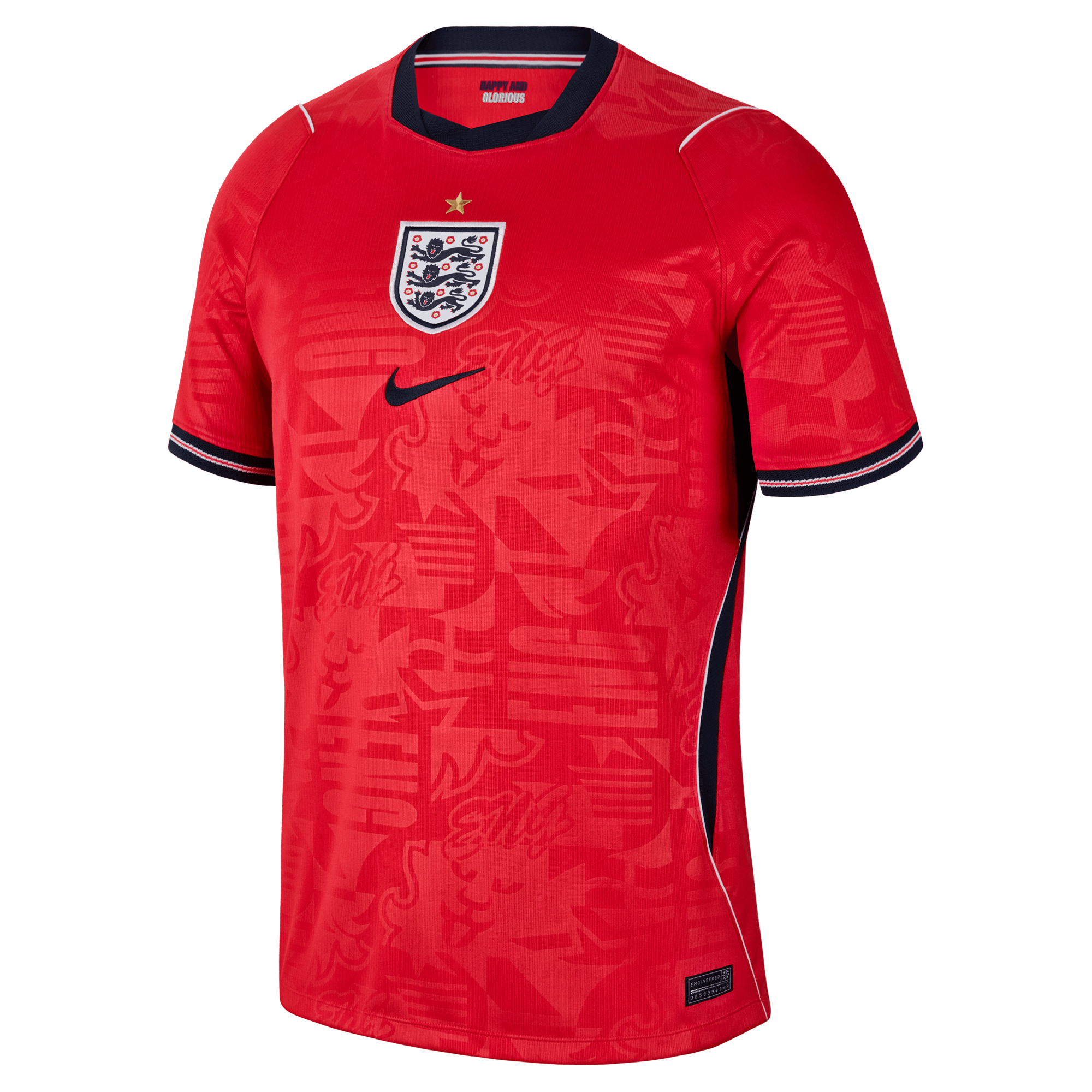 England National Team Nike 2026 Away Stadium Jersey - Red