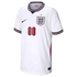 England National Team Nike Youth 2026 Home Stadium Custom Jersey - White