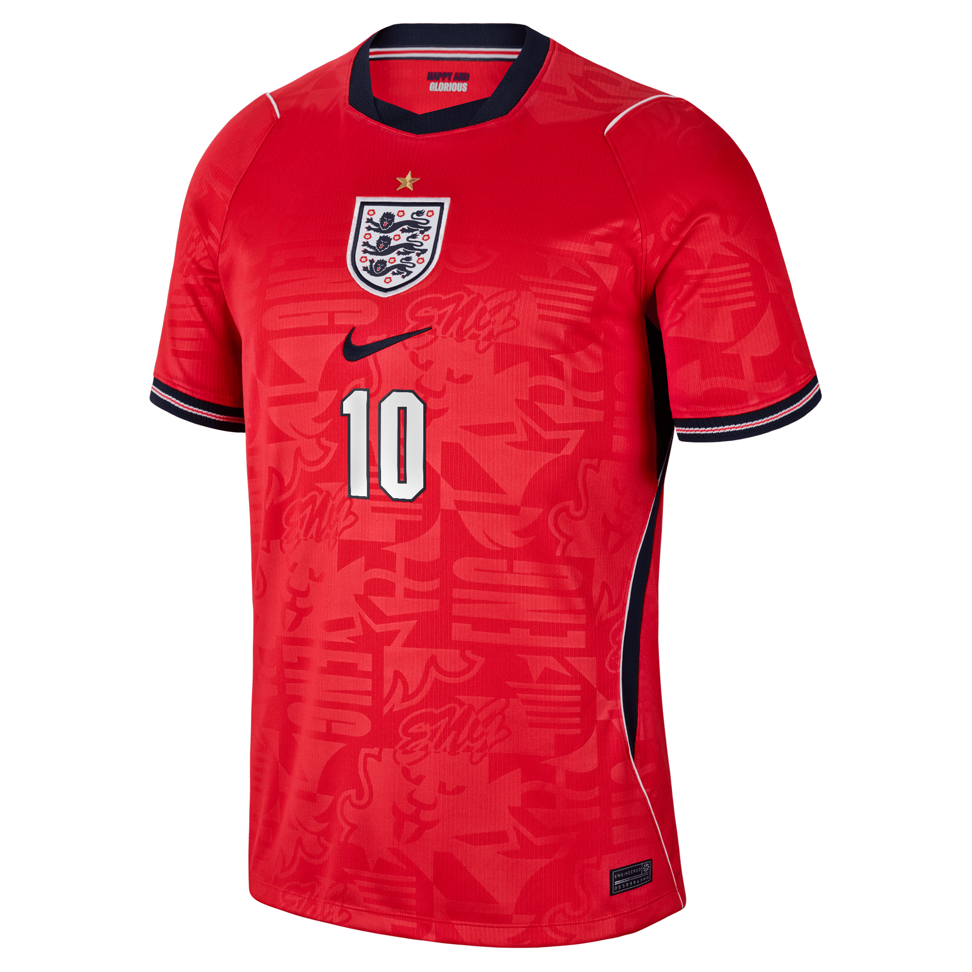 Jude Bellingham England National Team Nike 2026 Away Stadium Jersey - Red