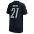 Timothy Weah USMNT Nike Youth 2026 Away Match Jersey - Blue